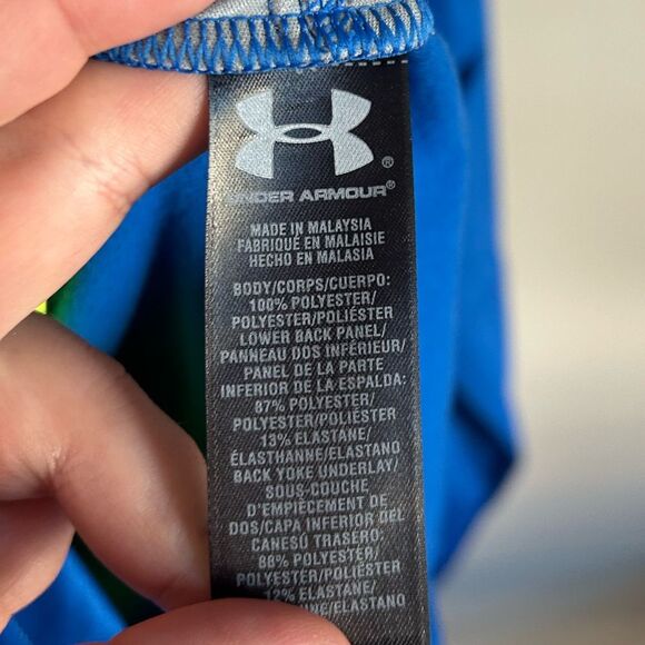 Under Armour Blue ColdGear Full Zip Fitted Jacket Size Men's XL - Picture 4 of 5